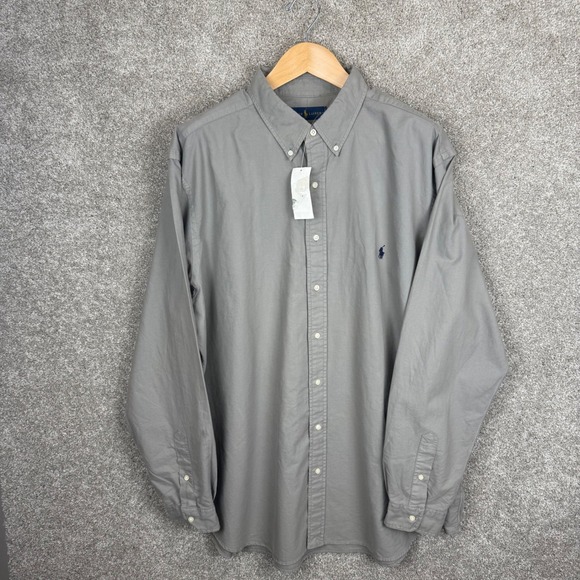 Ralph Lauren Button Down Shirt Mens 2XLT Long Sleeve Dress Casual NWT - Picture 1 of 8